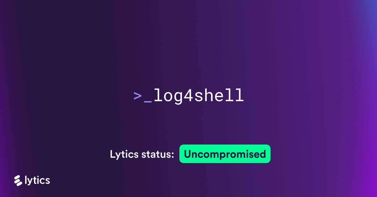 log4shell lytics status
