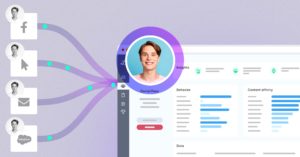 A bubbled interface.