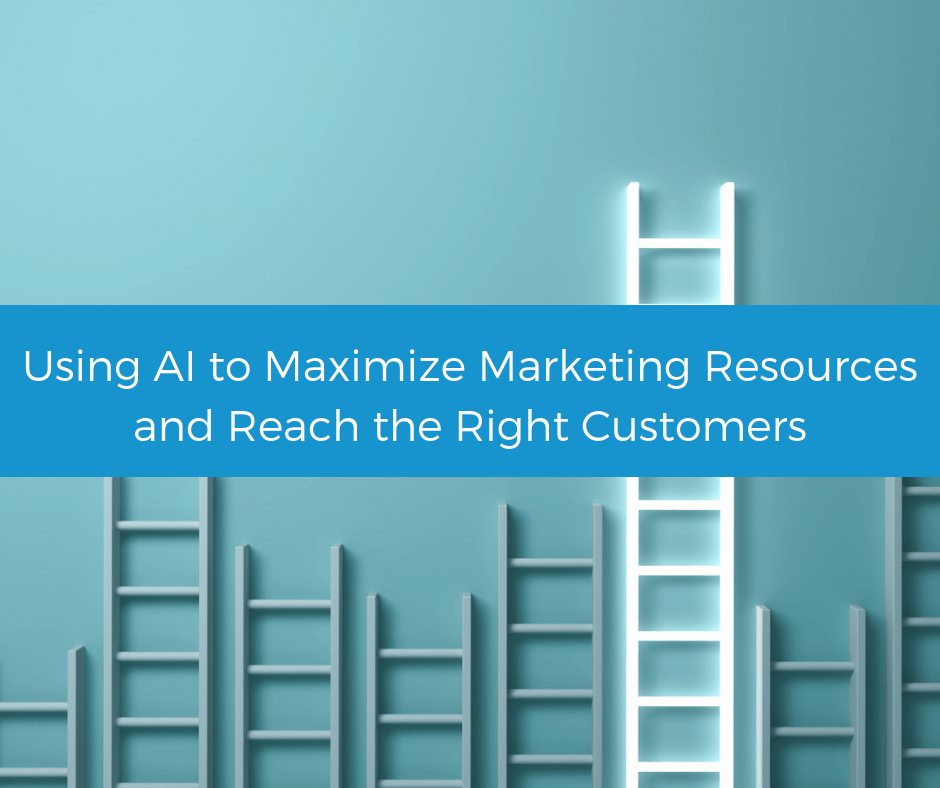 Using Artificial Intelligence to maximize marketing resources and reach the right customers