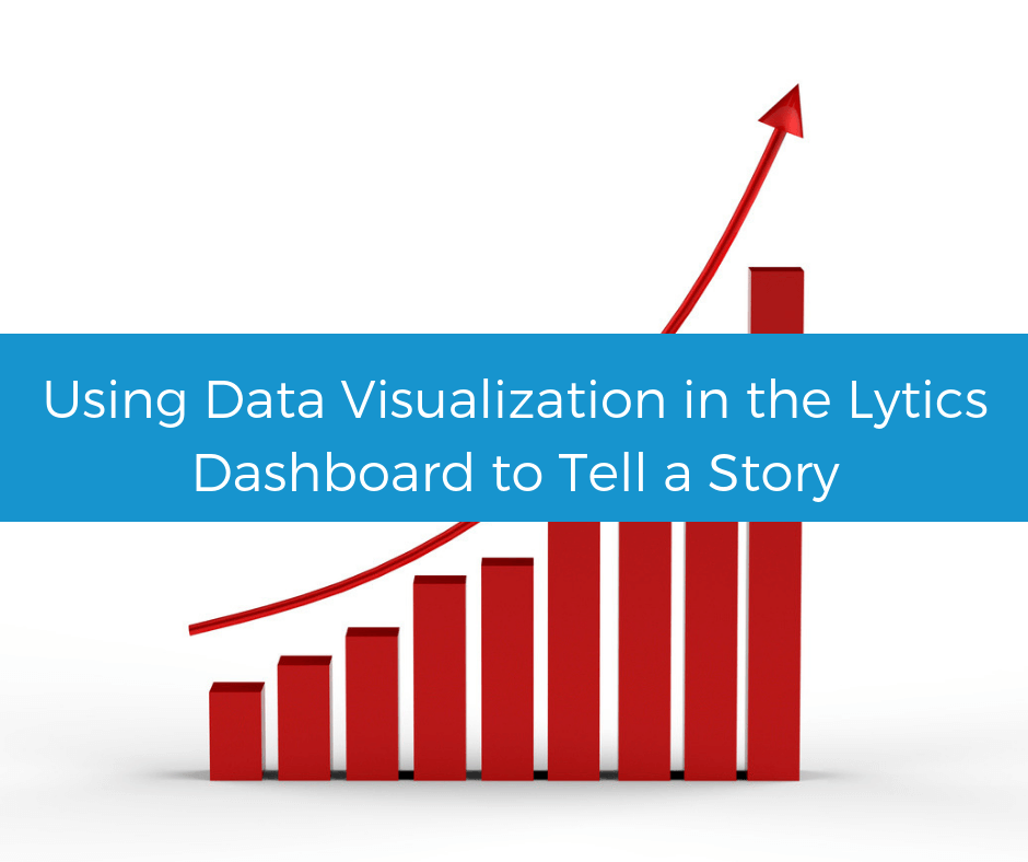 Using data visualization in the Lytics dashboard to tell a story
