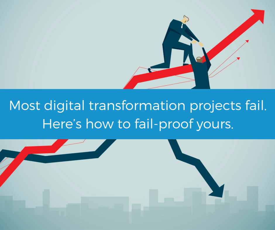 Most digital transformation projects fail. Here’s how to fail-proof yours.