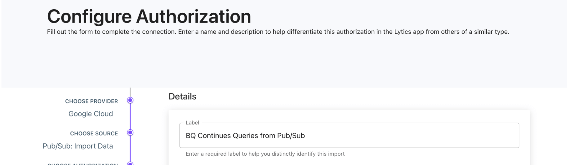 Continuous queries authorization