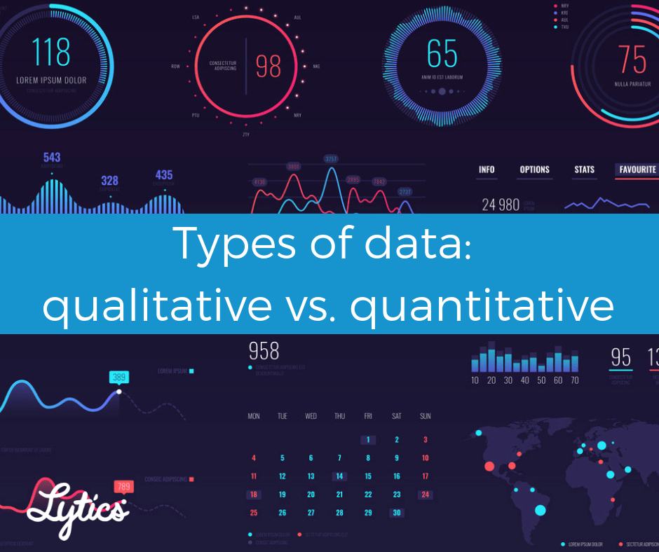 Types of data: qualitative vs. quantitative