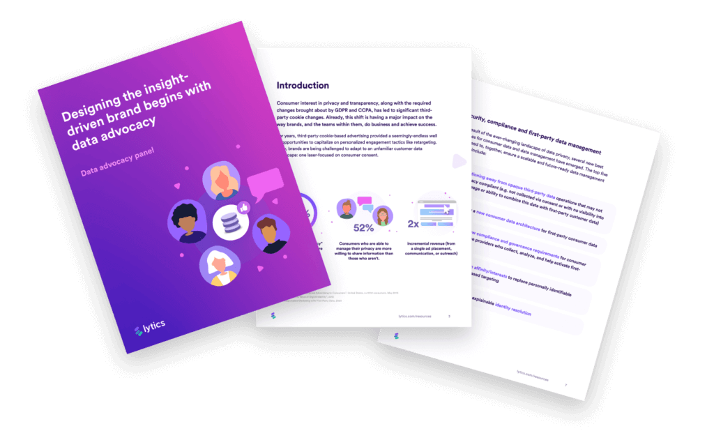 data advocacy white paper spread